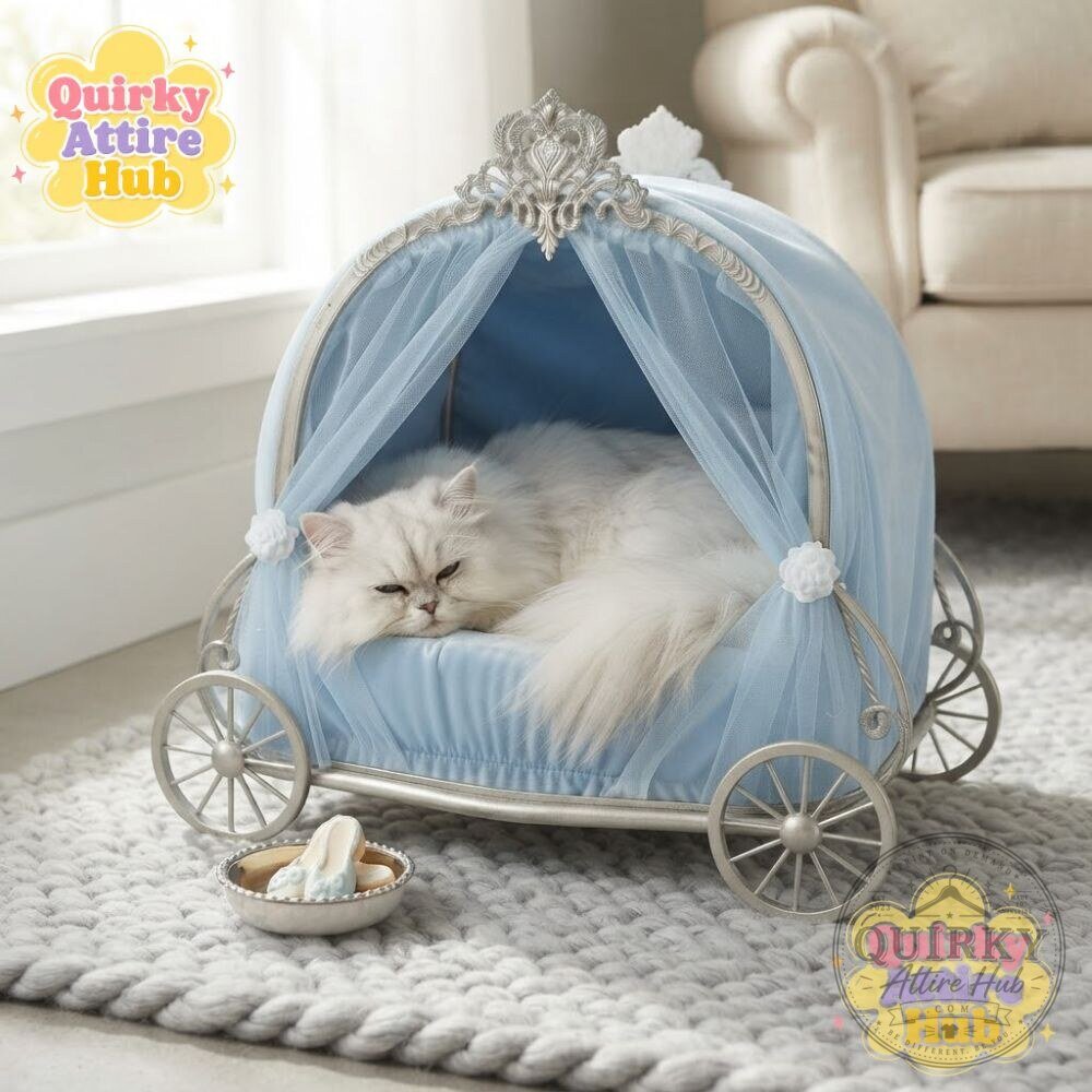Cinderella Carriage Royal Paws Pet Bed Dog & Cat Bed Royal Paws Cinderella Carriage Pet Bed for Dogs & Cats – image 4 of 13