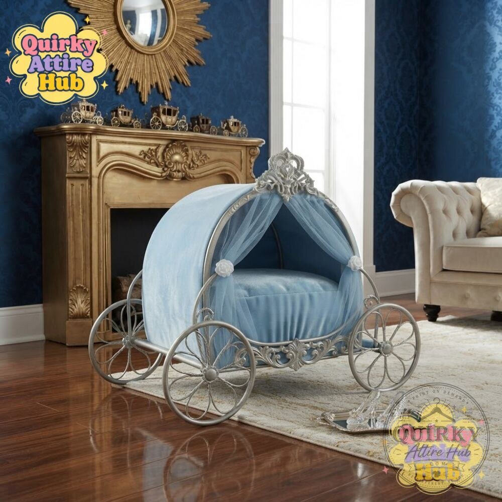 Cinderella Carriage Royal Paws Pet Bed Dog & Cat Bed Royal Paws Cinderella Carriage Pet Bed for Dogs & Cats – image 6 of 13