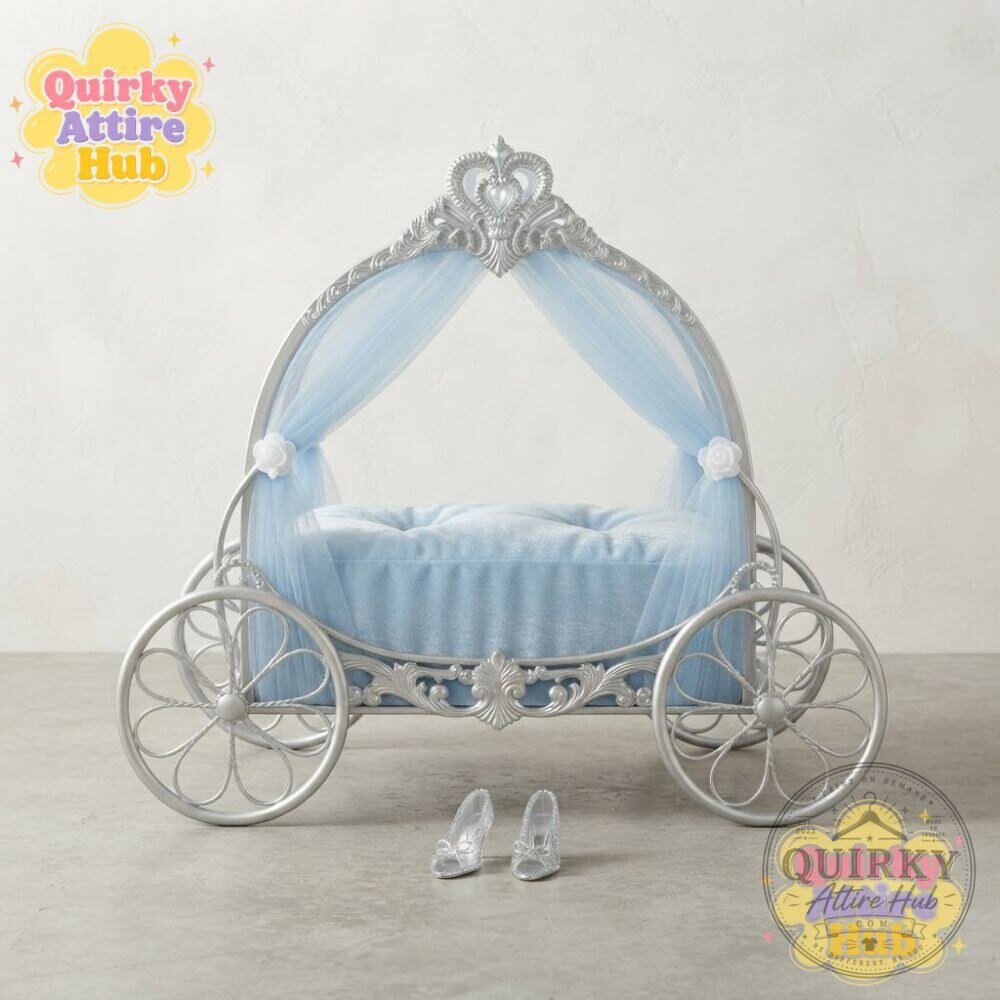 Cinderella Carriage Royal Paws Pet Bed Dog & Cat Bed Royal Paws Cinderella Carriage Pet Bed for Dogs & Cats – image 8 of 13