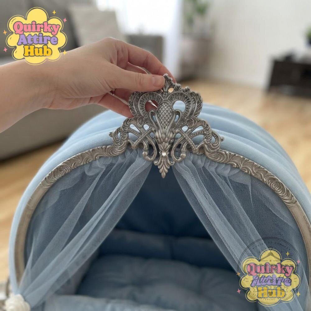 Cinderella Carriage Royal Paws Pet Bed Dog & Cat Bed Royal Paws Cinderella Carriage Pet Bed for Dogs & Cats – image 11 of 13