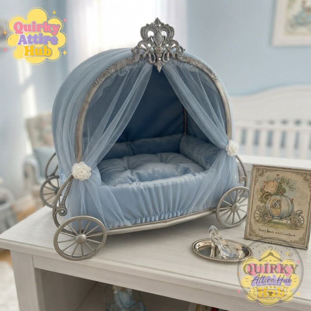 Cinderella Carriage Royal Paws Pet Bed Dog & Cat Bed Royal Paws Cinderella Carriage Pet Bed for Dogs & Cats – image 12 of 13