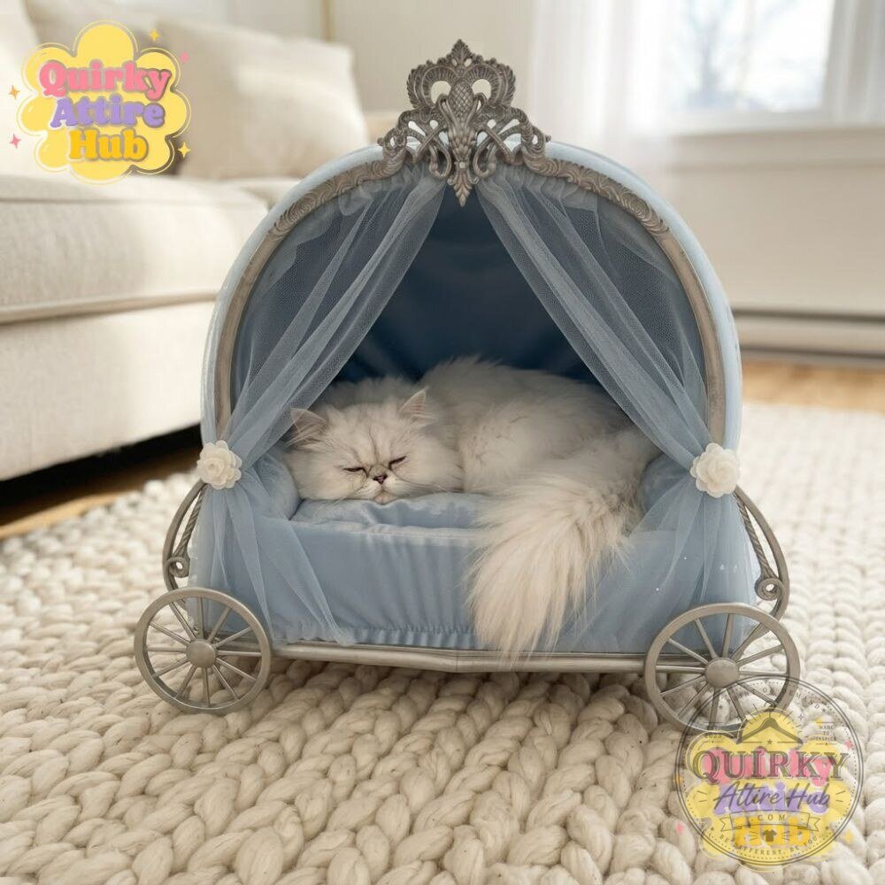 Cinderella Carriage Royal Paws Pet Bed Dog & Cat Bed Royal Paws Cinderella Carriage Pet Bed for Dogs & Cats – image 13 of 13