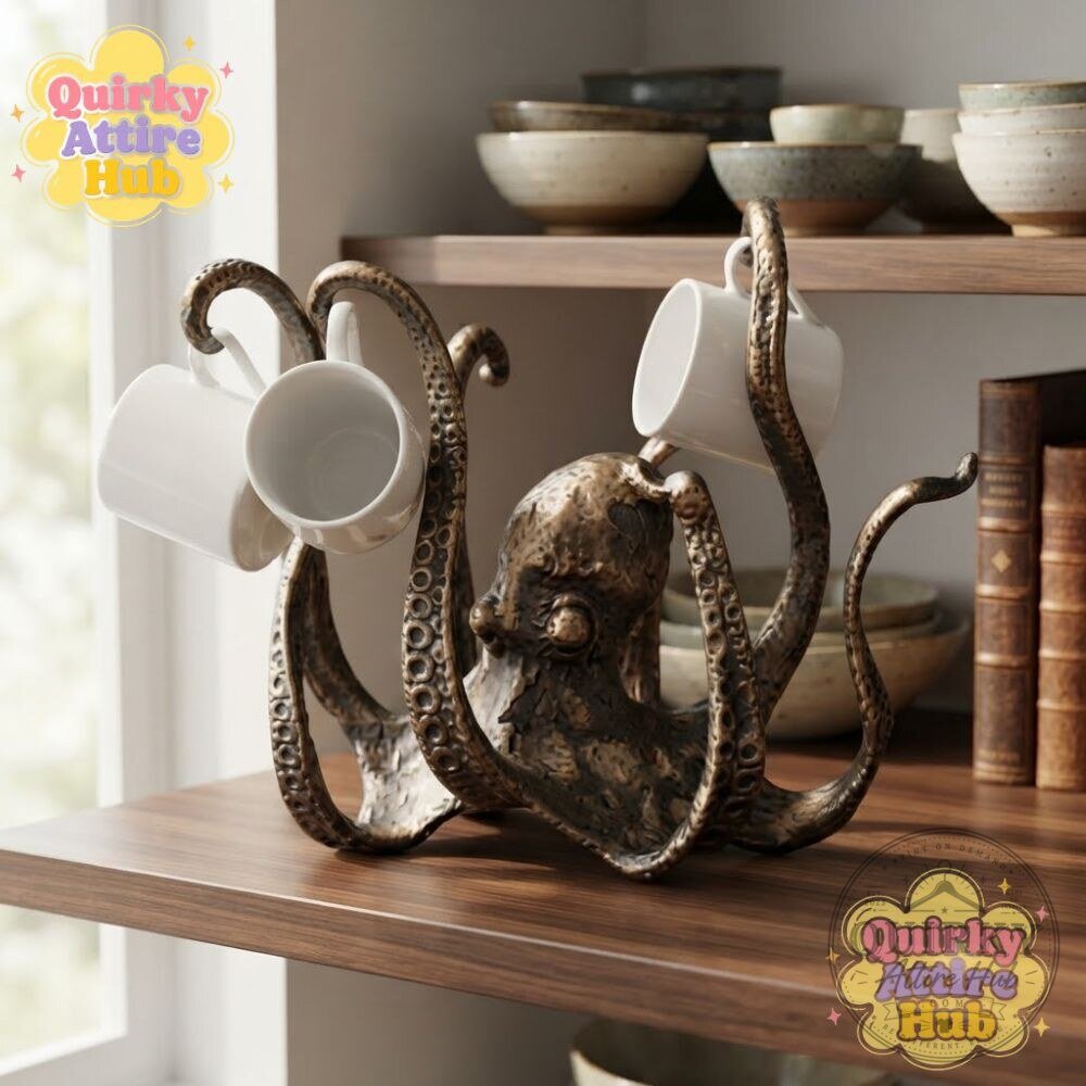 Octopus Mug Holder Bronze Resin Octopus Cup Holder 21 Octopus Mug Holder Bronze Resin Octopus Cup Holder
