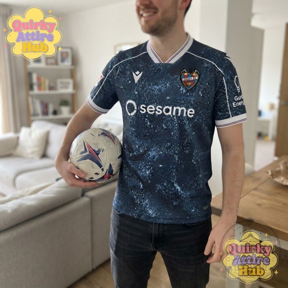 Levante UD 2026/27 Fourth Jersey Macron Navy Blue Football Shirt 23 Levante UD 202627 Fourth Jersey – Macron Navy Blue Football Shirt