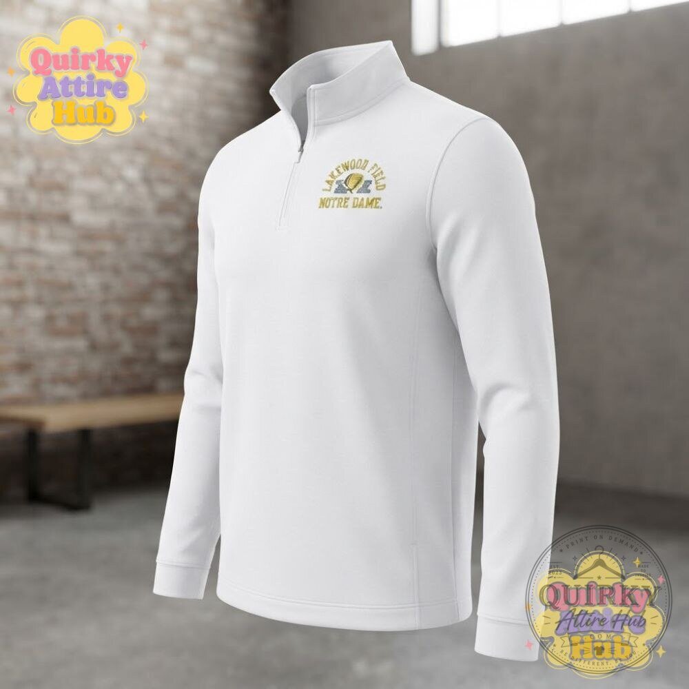Marcus Freeman Notre Dame Fighting Irish 2026 Shamrock Series Quarter-Zip Pullover 16 Marcus Freeman Notre Dame Fighting Irish 2026 Shamrock Series Quarter-Zip Pullover