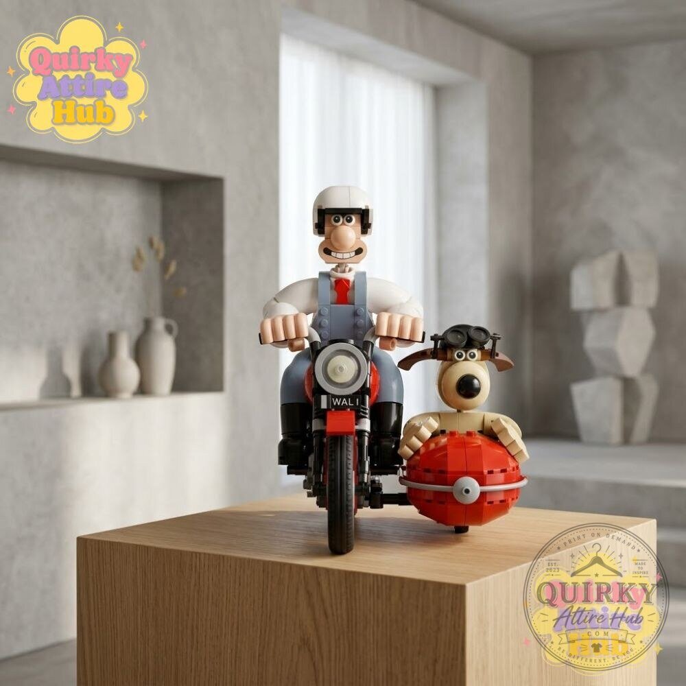 LEGO Ideas Wallace & Gromit 21371 Set Retro Motorbike & Sidecar Building Kit 12 LEGO Ideas Wallace & Gromit 21371 Set Retro Motorbike & Sidecar Building Kit