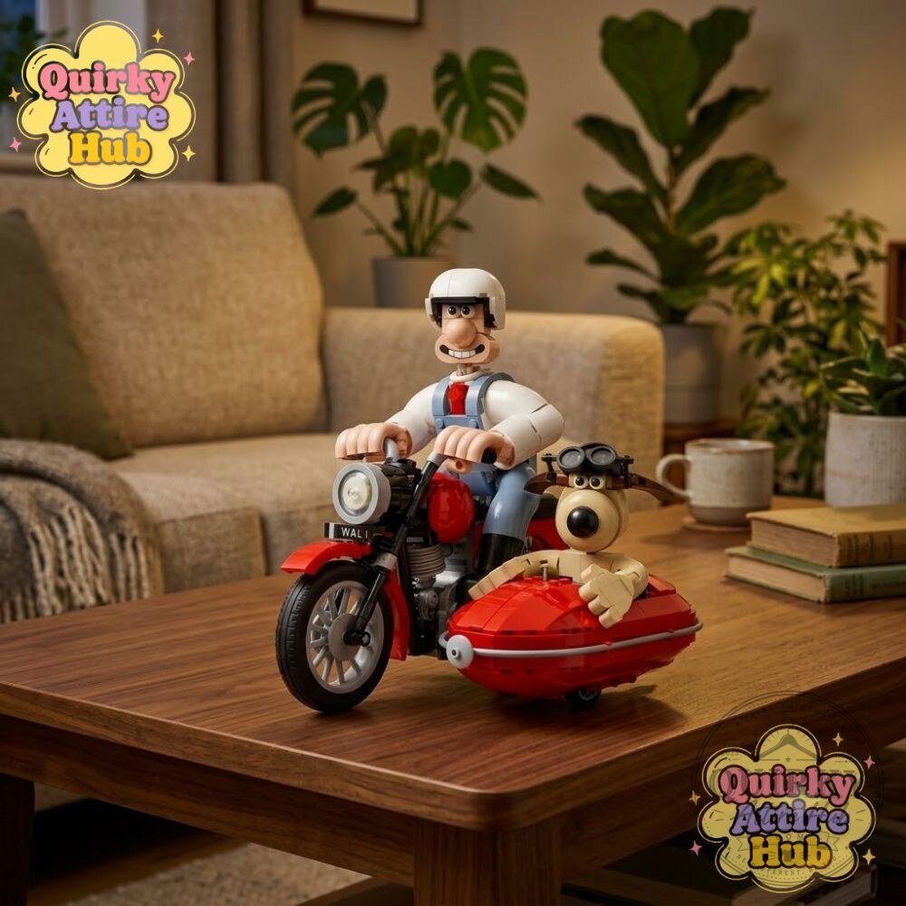 LEGO Ideas Wallace & Gromit 21371 Set Retro Motorbike & Sidecar Building Kit 13 LEGO Ideas Wallace & Gromit 21371 Set Retro Motorbike & Sidecar Building Kit