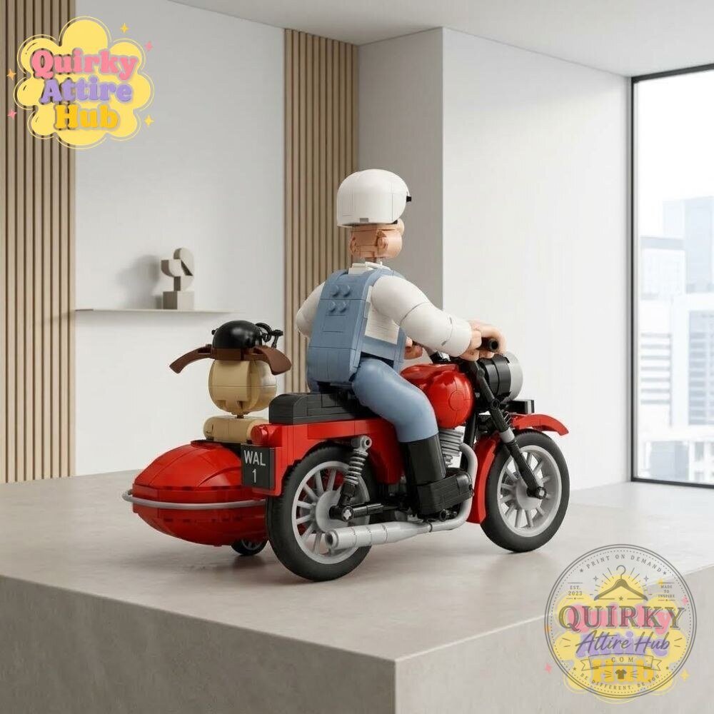 LEGO Ideas Wallace & Gromit 21371 Set Retro Motorbike & Sidecar Building Kit 16 LEGO Ideas Wallace & Gromit 21371 Set Retro Motorbike & Sidecar Building Kit
