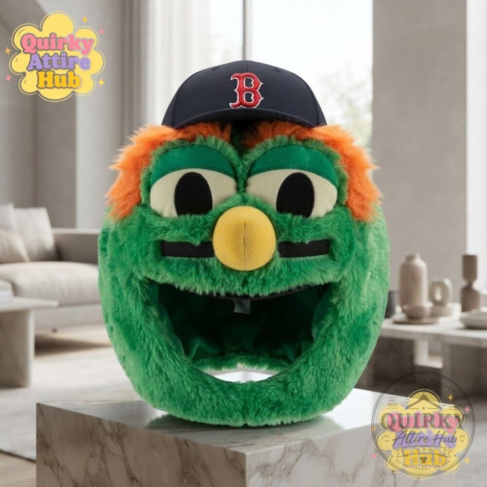 Boston Red Sox Wally Head Helmet Furry Green Monster Home Run Celebration Hat Boston Red Sox Wally Green Monster Home Run Celebration Hat – image 2 of 7