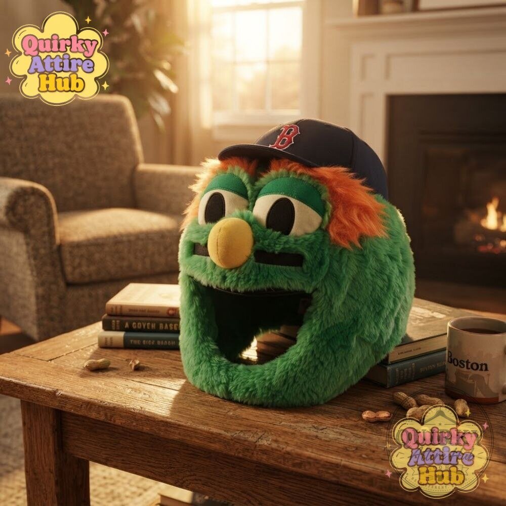 Boston Red Sox Wally Head Helmet Furry Green Monster Home Run Celebration Hat Boston Red Sox Wally Green Monster Home Run Celebration Hat – image 4 of 7