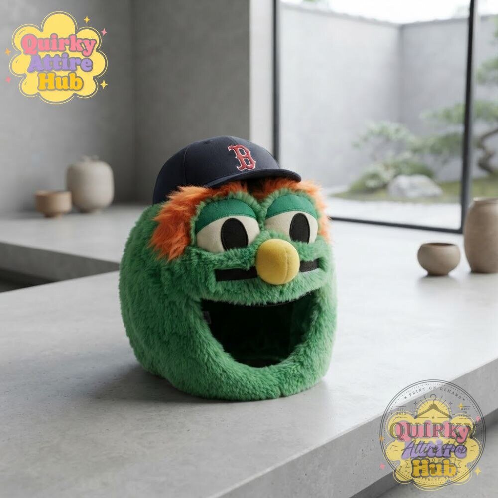 Boston Red Sox Wally Head Helmet Furry Green Monster Home Run Celebration Hat Boston Red Sox Wally Green Monster Home Run Celebration Hat – image 5 of 7