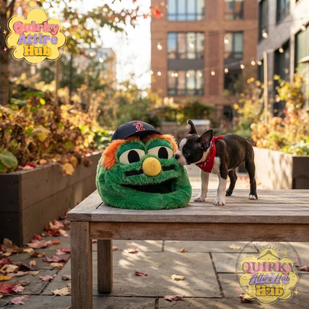 Boston Red Sox Wally Head Helmet Furry Green Monster Home Run Celebration Hat Boston Red Sox Wally Green Monster Home Run Celebration Hat – image 6 of 7