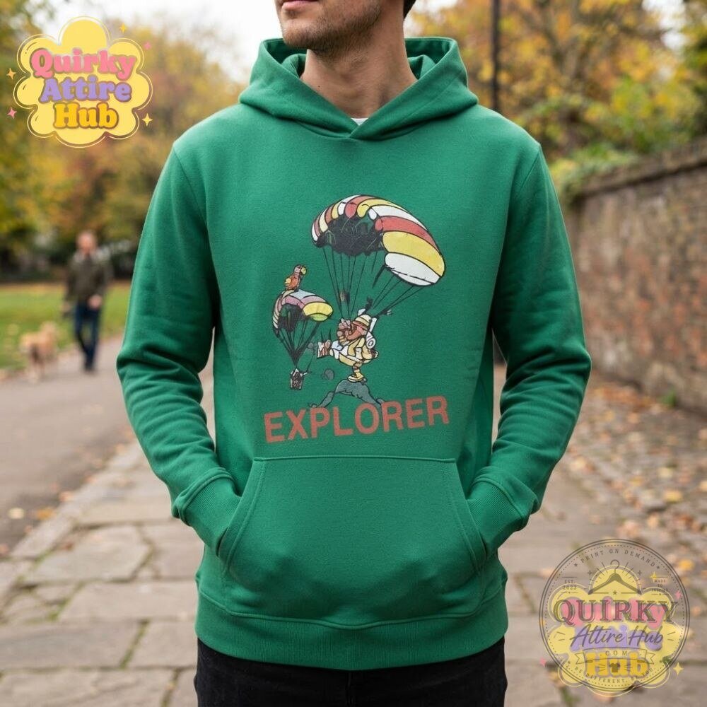 Dustin Henderson Stranger Things Green Hoodie Gaten Matarazzo Parachute Graphic Shirt 16 Dustin Henderson Stranger Things Green Hoodie Gaten Matarazzo Parachute Graphic Shirt