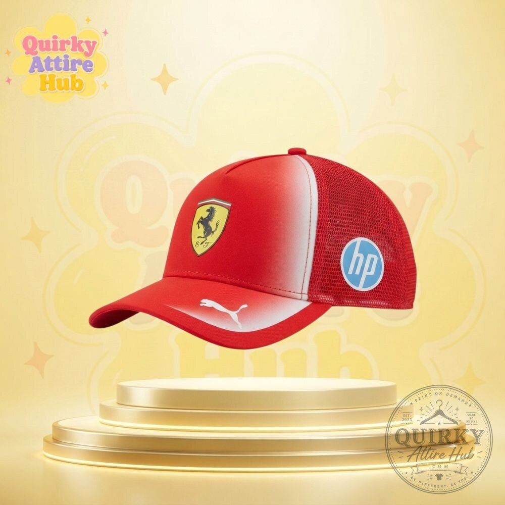 Lewis Hamilton PUMA Ferrari 2026 Trucker Cap Red Team Hat