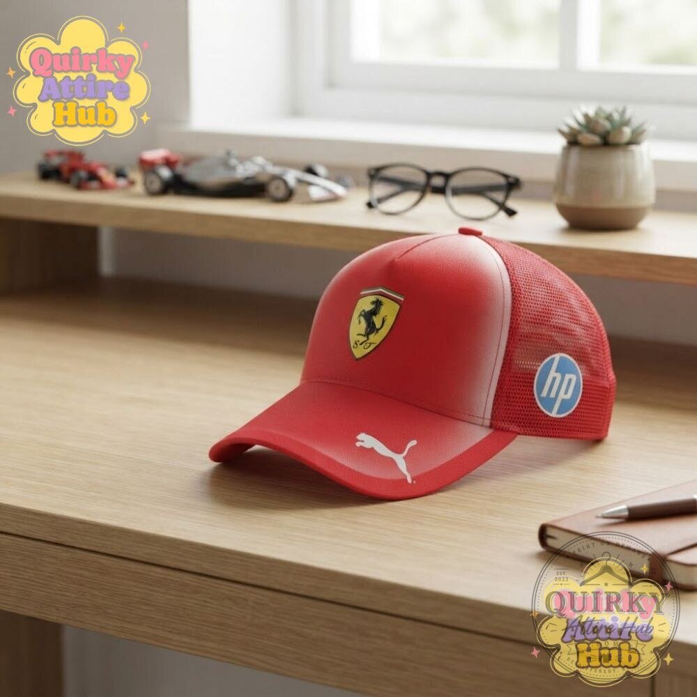 Lewis Hamilton PUMA Ferrari 2026 Trucker Cap Red Team Hat 16 Lewis Hamilton PUMA Ferrari 2026 Trucker Cap Red Team Hat