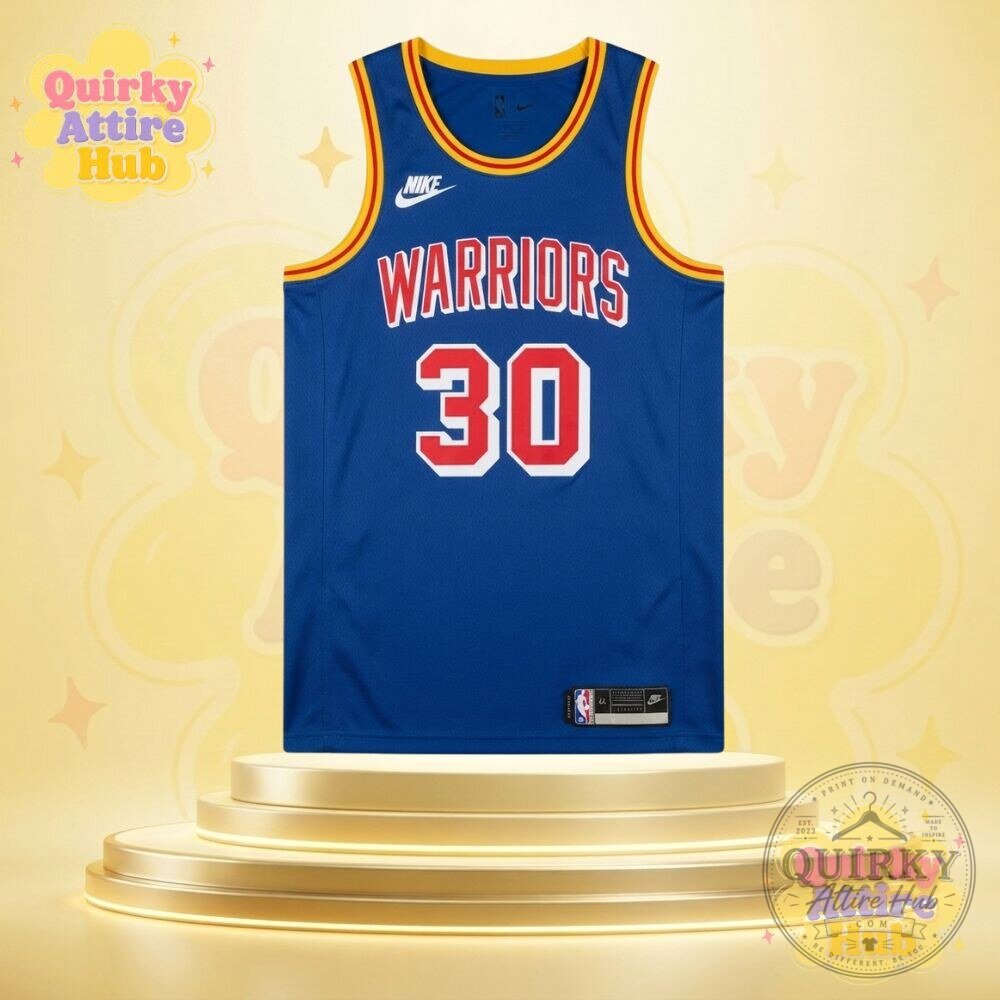 Golden State Warriors Stephen Curry #30 Jersey Nike 202122 Classic Edition Swingman Basketball Shirt