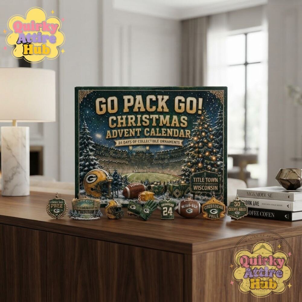 Green Bay Packers Go Pack Go Christmas Advent Calendar 24-Day NFL Collectible Ornaments 15 Green Bay Packers Go Pack Go Christmas Advent Calendar 24-Day NFL Collectible Ornaments