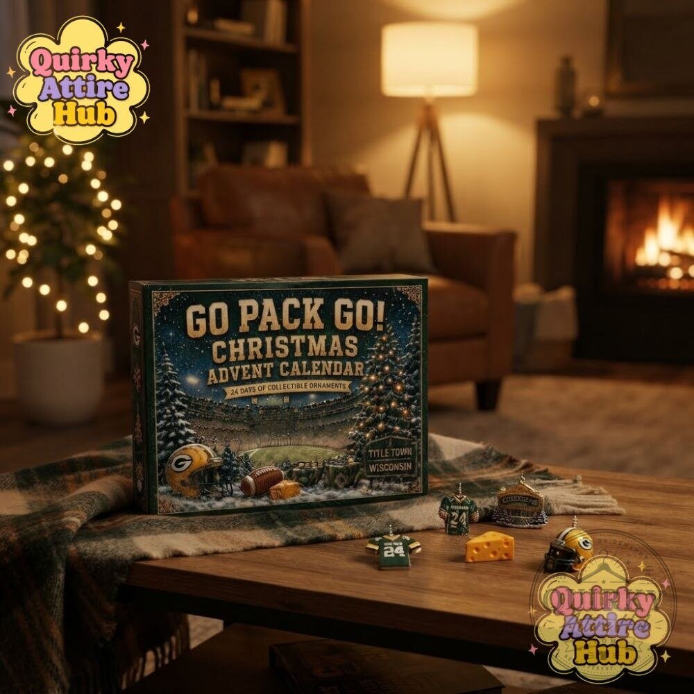 Green Bay Packers Go Pack Go Christmas Advent Calendar 24-Day NFL Collectible Ornaments 17 Green Bay Packers Go Pack Go Christmas Advent Calendar 24-Day NFL Collectible Ornaments