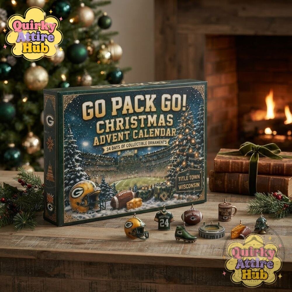 Green Bay Packers Go Pack Go Christmas Advent Calendar 24-Day NFL Collectible Ornaments 19 Green Bay Packers Go Pack Go Christmas Advent Calendar 24-Day NFL Collectible Ornaments