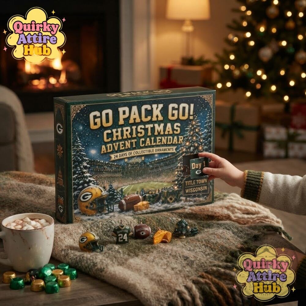 Green Bay Packers Go Pack Go Christmas Advent Calendar 24-Day NFL Collectible Ornaments 21 Green Bay Packers Go Pack Go Christmas Advent Calendar 24-Day NFL Collectible Ornaments