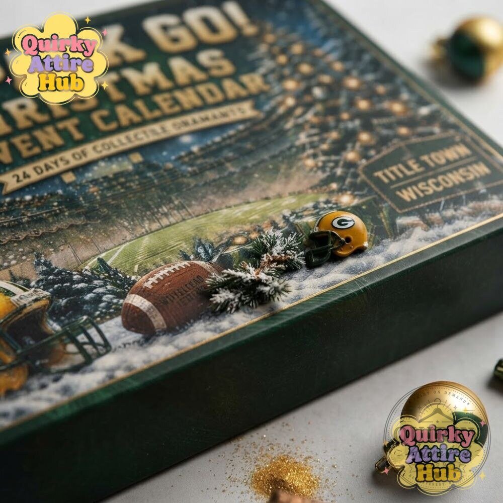 Green Bay Packers Go Pack Go Christmas Advent Calendar 24-Day NFL Collectible Ornaments 22 Green Bay Packers Go Pack Go Christmas Advent Calendar 24-Day NFL Collectible Ornaments