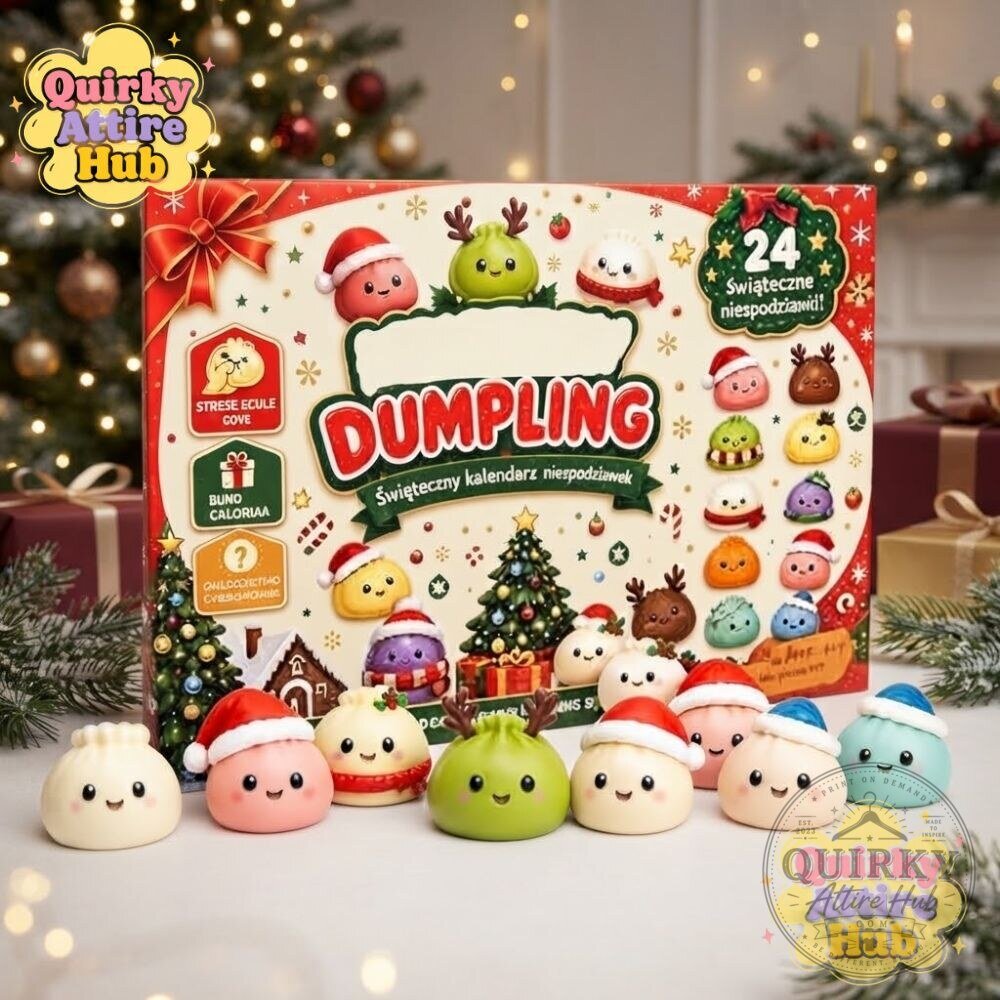 Christmas Dumpling Advent Calendar 24 Days Mini Squishy Dumpling Toys 16 Christmas Dumpling Advent Calendar 24 Days Mini Squishy Dumpling Toys
