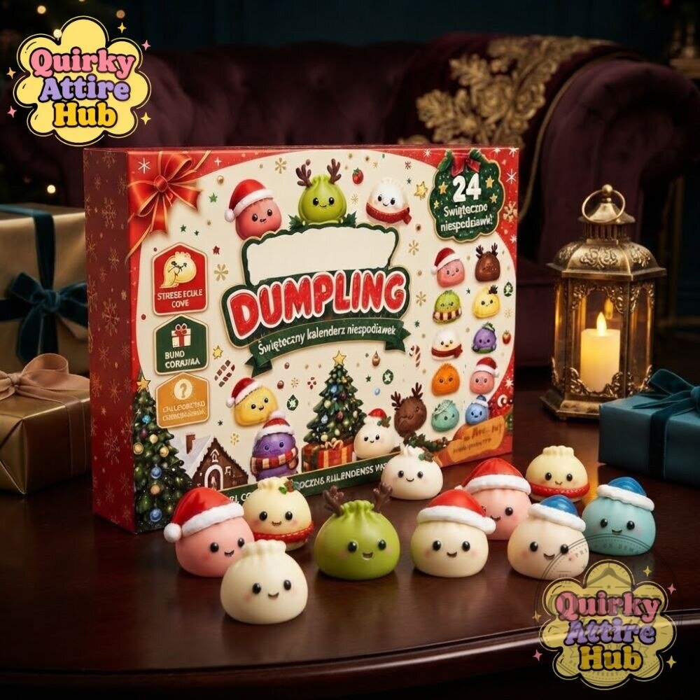 Christmas Dumpling Advent Calendar 24 Days Mini Squishy Dumpling Toys 17 Christmas Dumpling Advent Calendar 24 Days Mini Squishy Dumpling Toys
