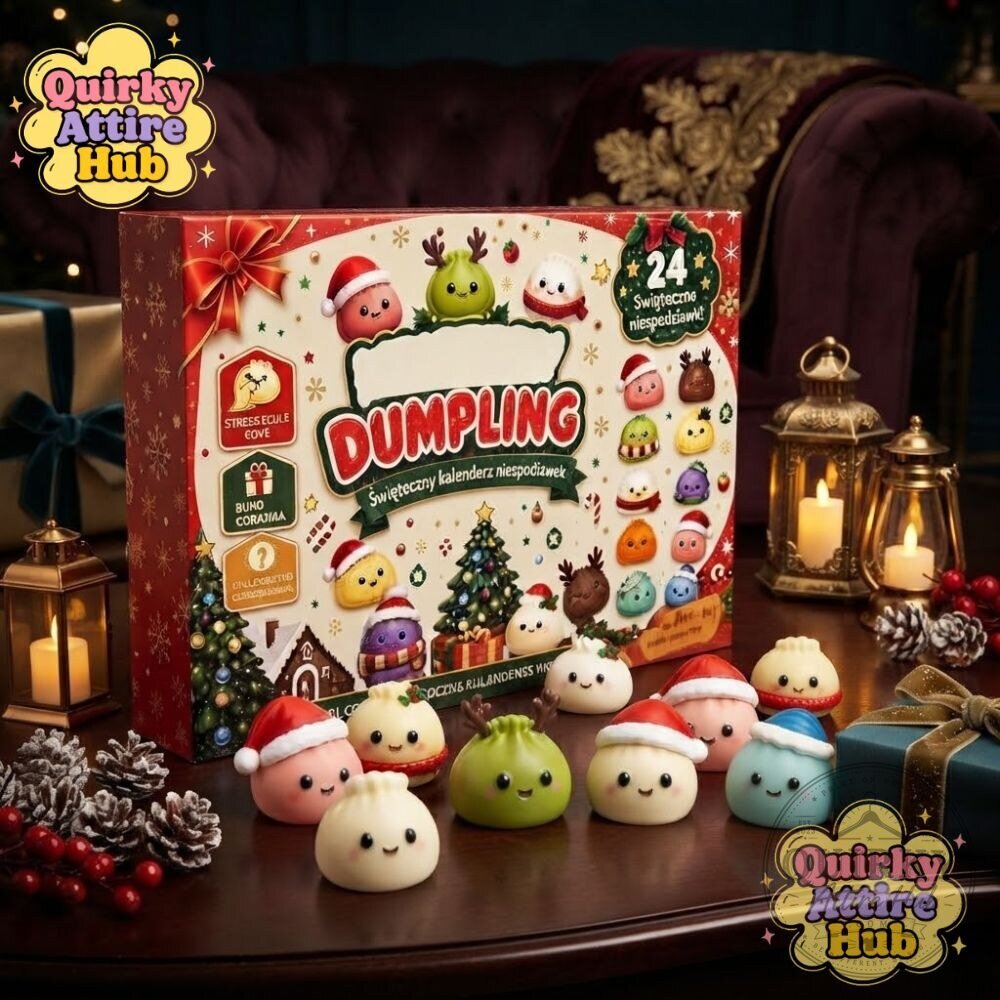 Christmas Dumpling Advent Calendar 24 Days Mini Squishy Dumpling Toys 18 Christmas Dumpling Advent Calendar 24 Days Mini Squishy Dumpling Toys