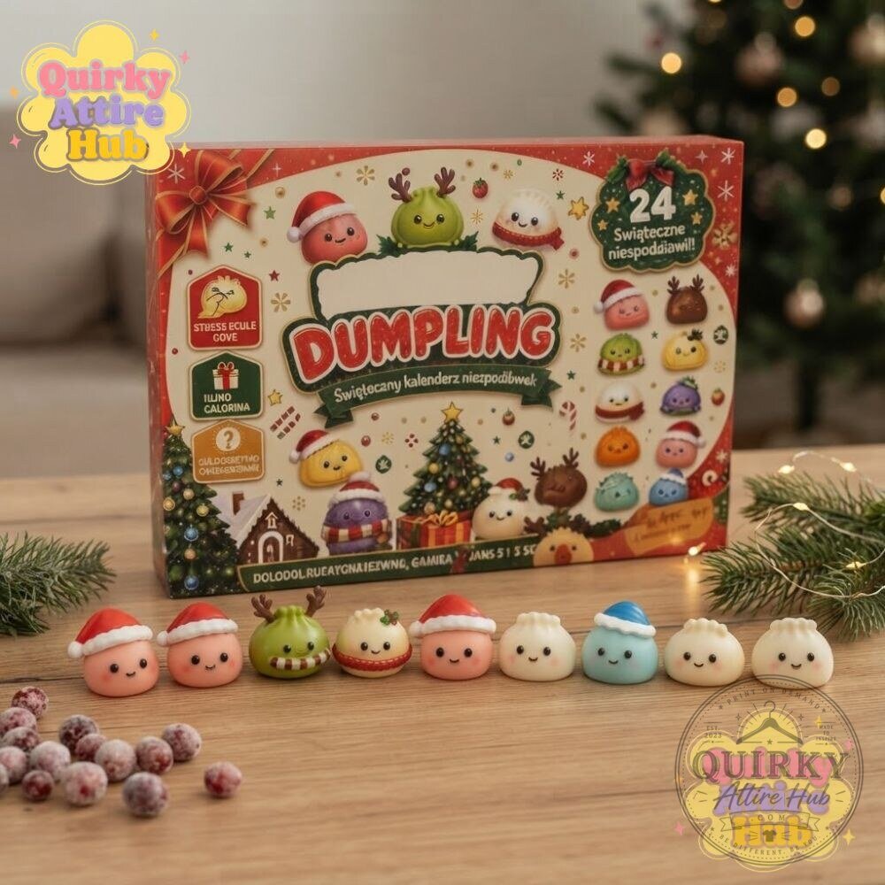 Christmas Dumpling Advent Calendar 24 Days Mini Squishy Dumpling Toys 24 Christmas Dumpling Advent Calendar 24 Days Mini Squishy Dumpling Toys
