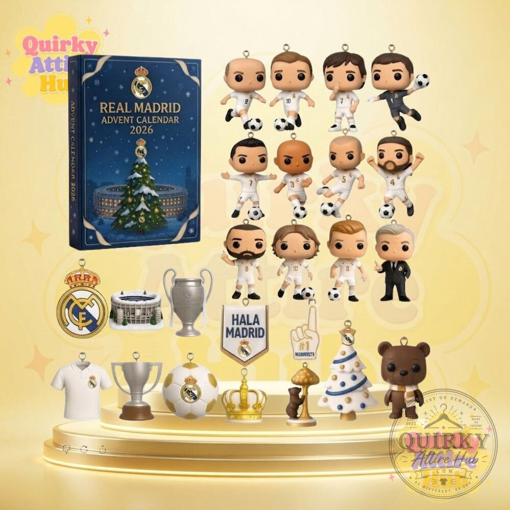 Real Madrid Advent Calendar 2026 Mini Player & Football Memorabilia Figures