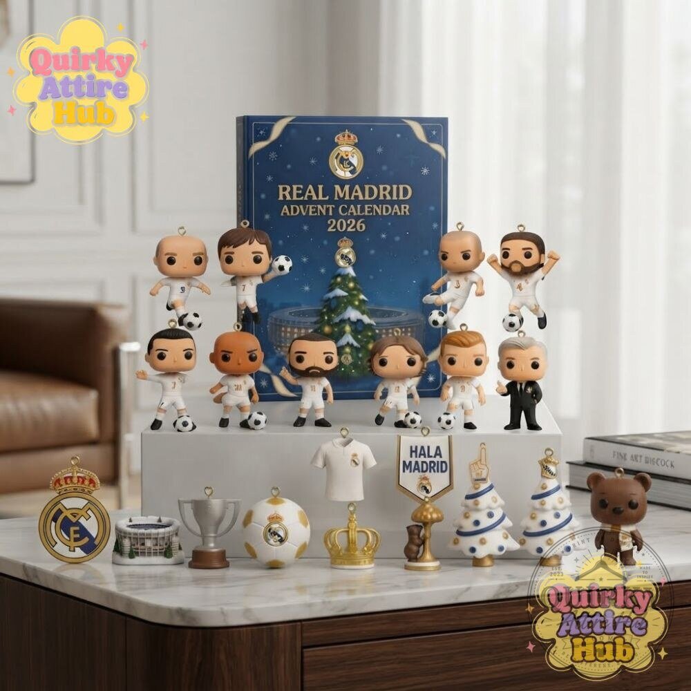 Real Madrid Advent Calendar 2026 Mini Player & Football Memorabilia Figures 13 Real Madrid Advent Calendar 2026 Mini Player & Football Memorabilia Figures