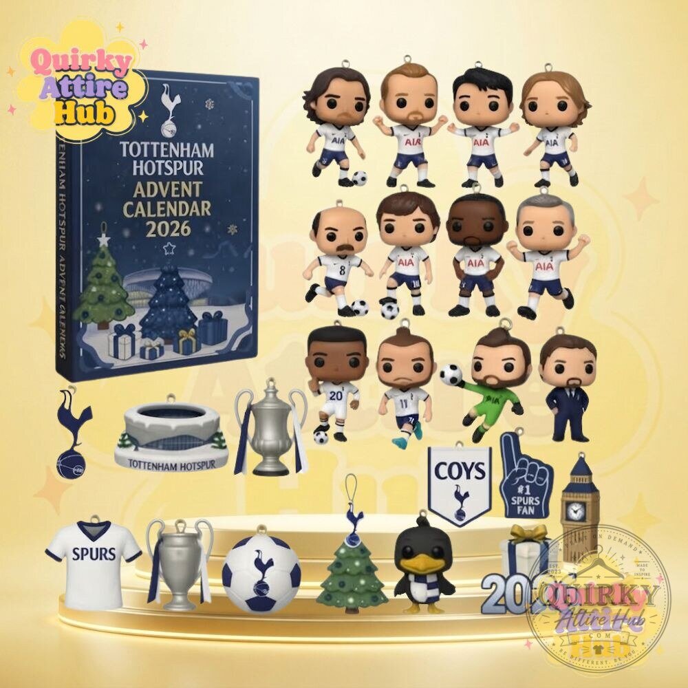Tottenham Hotspur Advent Calendar 2026 24 Mini Collectible Figurines & Memorabilia