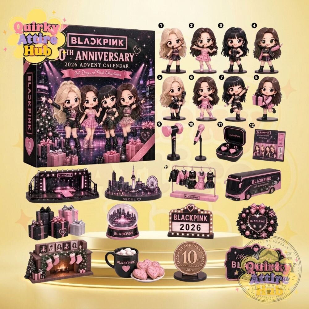 Advent Calendar BLACKPINK 10th Anniversary 2026 Chibi Acrylic Collectibles