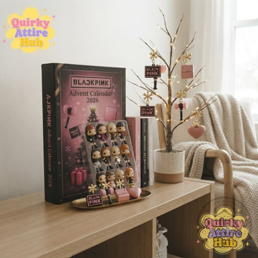 BLACKPINK Advent Calendar 2D Acrylic Characters & Holiday Tree Pendants 17 BLACKPINK Advent Calendar 2D Acrylic Characters & Holiday Tree Pendants