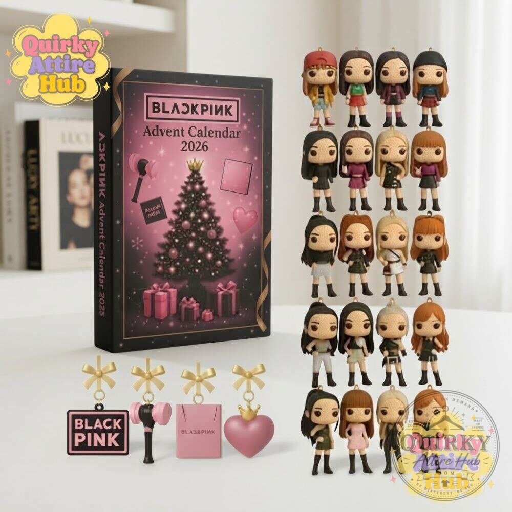 BLACKPINK Advent Calendar 2D Acrylic Characters & Holiday Tree Pendants 18 BLACKPINK Advent Calendar 2D Acrylic Characters & Holiday Tree Pendants