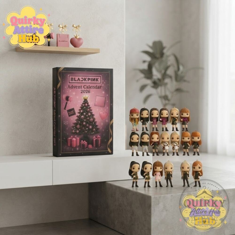 BLACKPINK Advent Calendar 2D Acrylic Characters & Holiday Tree Pendants 20 BLACKPINK Advent Calendar 2D Acrylic Characters & Holiday Tree Pendants