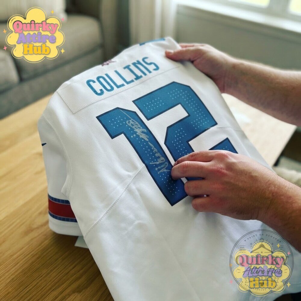 Nico Collins Signed Houston Texans Jersey #12 Autographed Football Jersey 14 Nico Collins Signed Houston Texans Jersey #12 Autographed Football Jersey