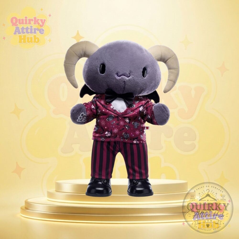 Build-A-Bear Sanrio Berry Plush with Lloromannic Suit Halloween Plush Toy