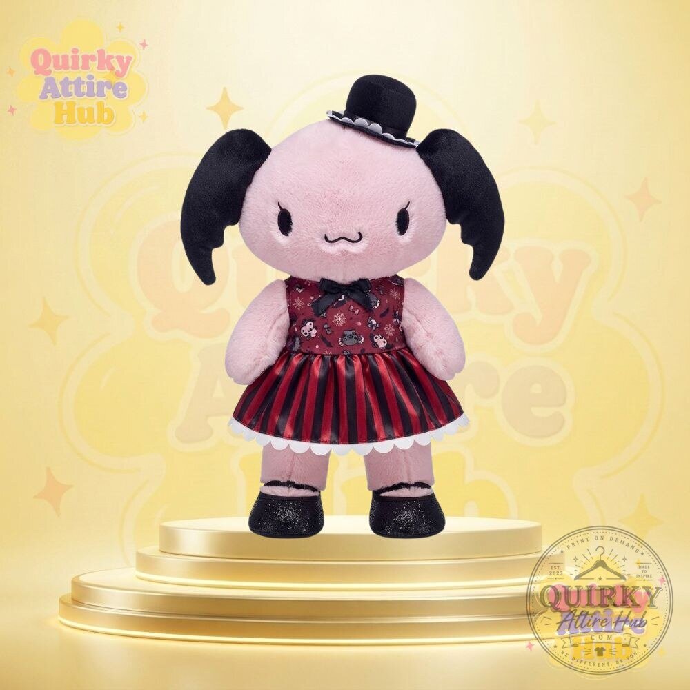 Build-A-Bear Sanrio Cherry Plush with Lloromannic Dress Halloween Plush Toy