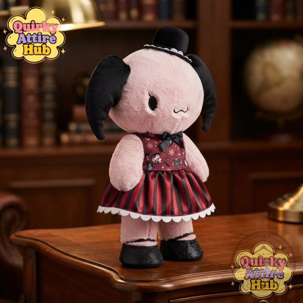 Build-A-Bear Sanrio Cherry Plush with Lloromannic Dress Halloween Plush Toy 10 Build-A-Bear Sanrio Cherry Plush with Lloromannic Dress Halloween Plush Toy