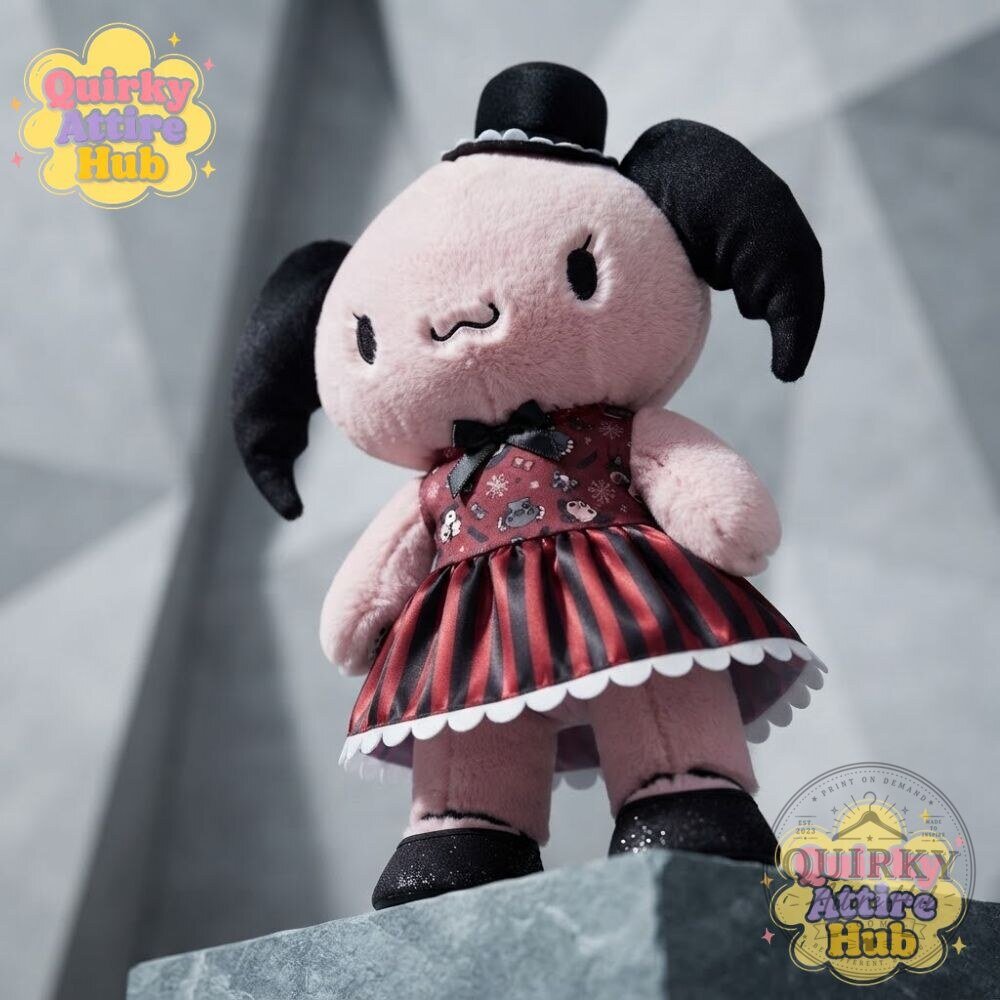 Build-A-Bear Sanrio Cherry Plush with Lloromannic Dress Halloween Plush Toy 11 Build-A-Bear Sanrio Cherry Plush with Lloromannic Dress Halloween Plush Toy