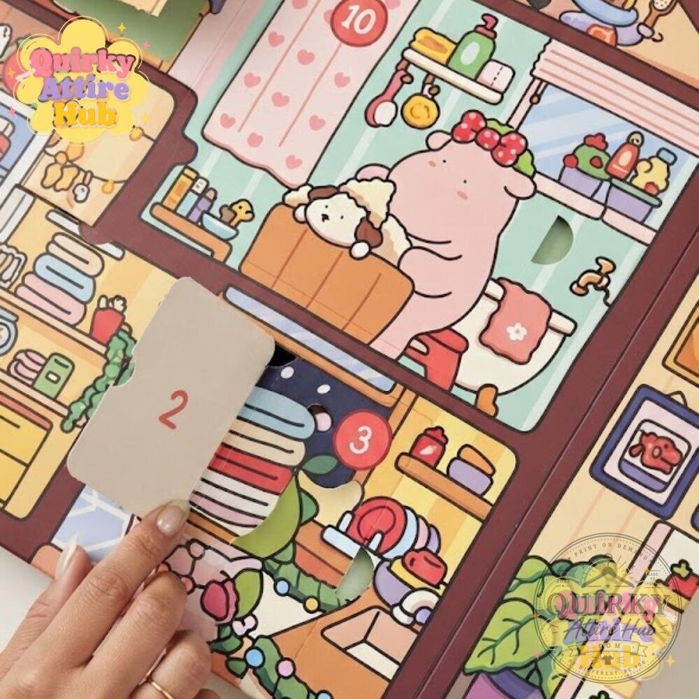 Coco Wyo Cozy Countdown Advent Calendar 24 Mini Coloring Books Christmas Gift 11 Coco Wyo Cozy Countdown Advent Calendar 24 Mini Coloring Books Christmas Gift