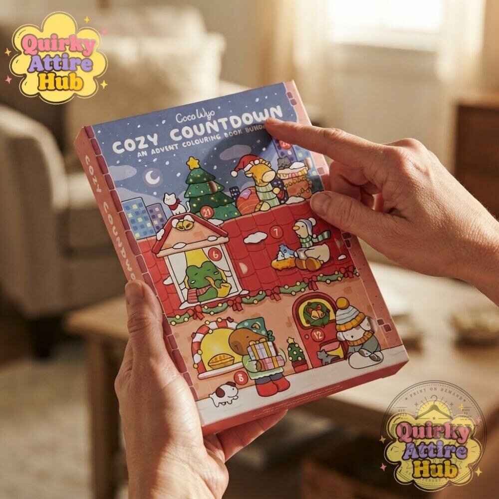 Coco Wyo Cozy Countdown Advent Calendar 24 Mini Coloring Books Christmas Gift 12 Coco Wyo Cozy Countdown Advent Calendar 24 Mini Coloring Books Christmas Gift