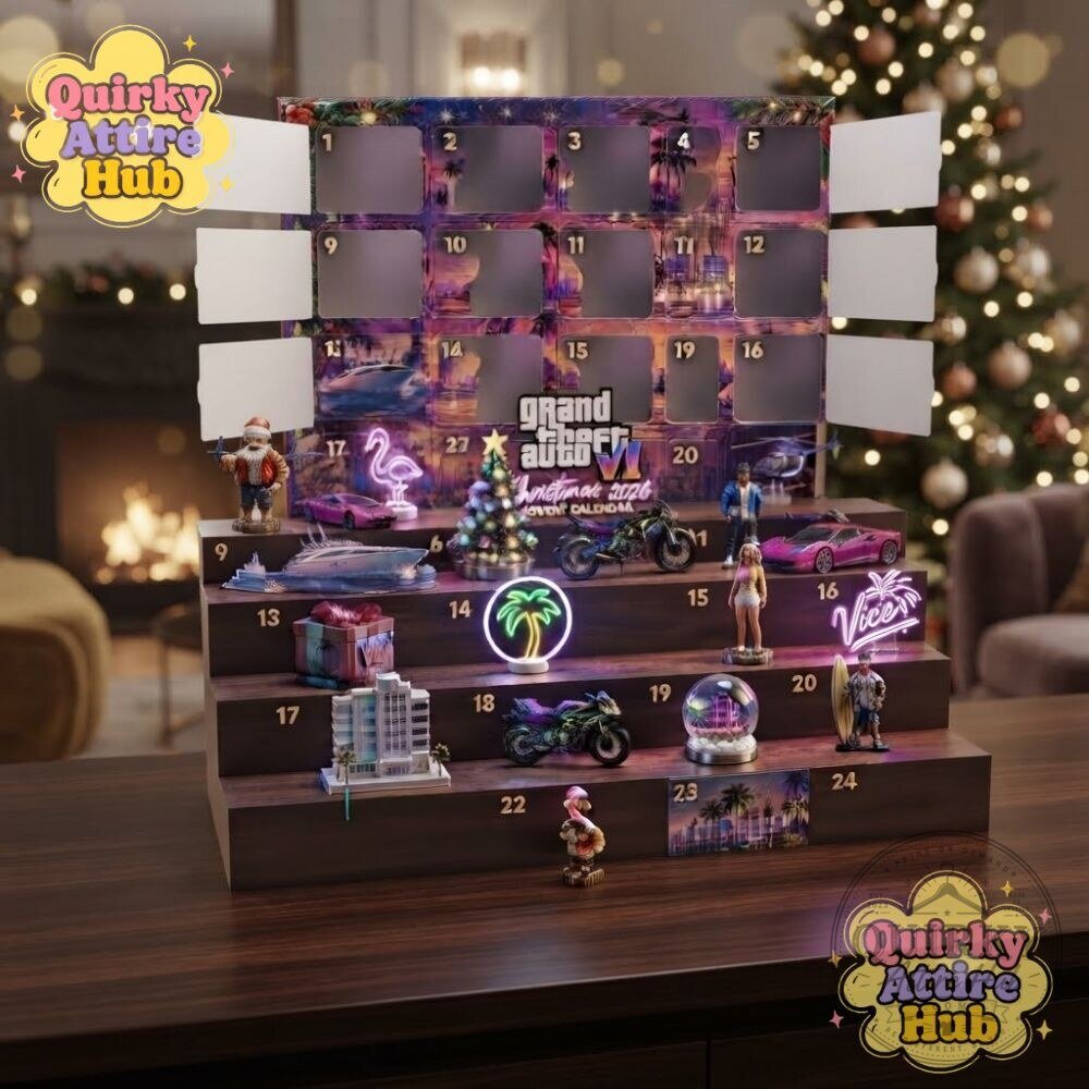 GTA 6 Vice City Christmas 2026 Advent Calendar 24-Door Acrylic Collectible Edition 15 GTA 6 Vice City Christmas 2026 Advent Calendar 24-Door Acrylic Collectible Edition