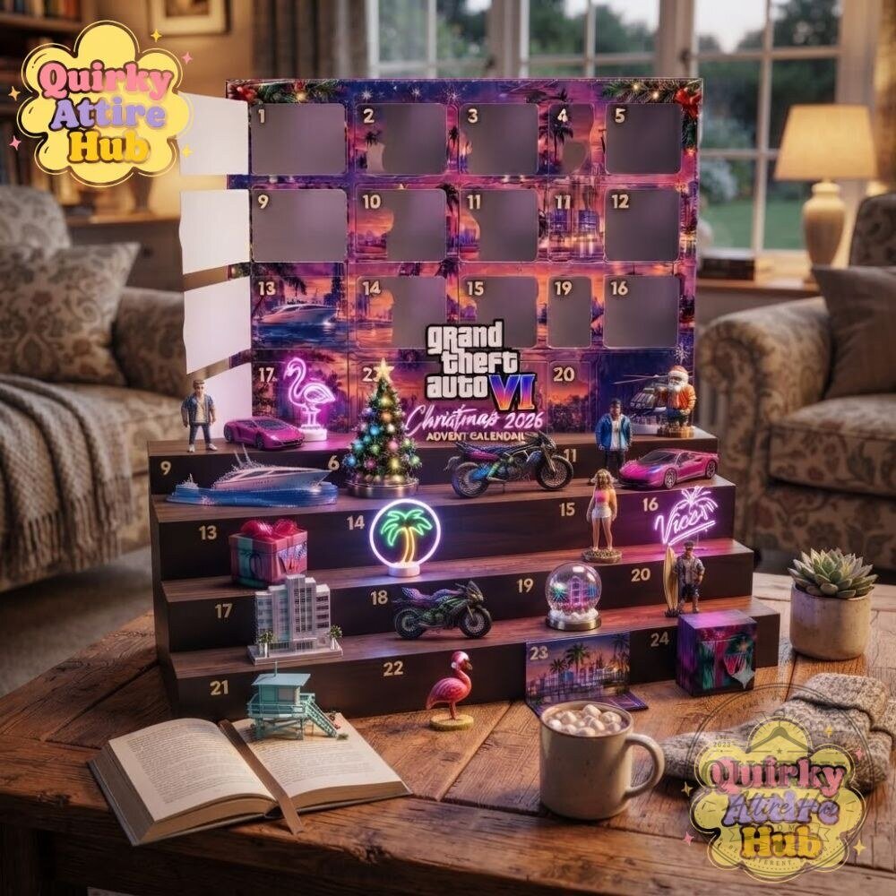 GTA 6 Vice City Christmas 2026 Advent Calendar 24-Door Acrylic Collectible Edition 20 GTA 6 Vice City Christmas 2026 Advent Calendar 24-Door Acrylic Collectible Edition