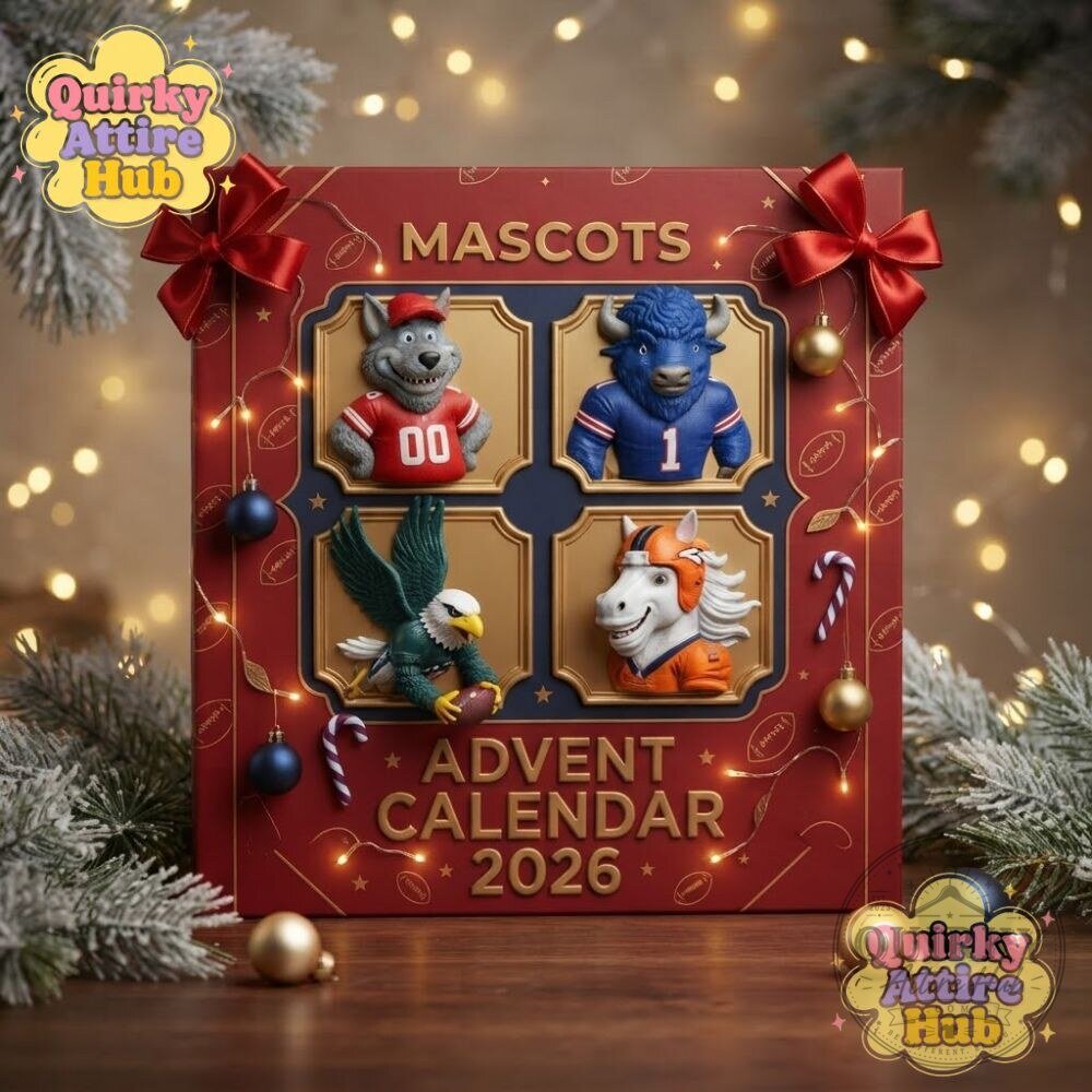 NFL Mascots Christmas Advent Calendar 2026 24-Day Football Collectible 13 NFL Mascots Christmas Advent Calendar 2026 24-Day Football Collectible