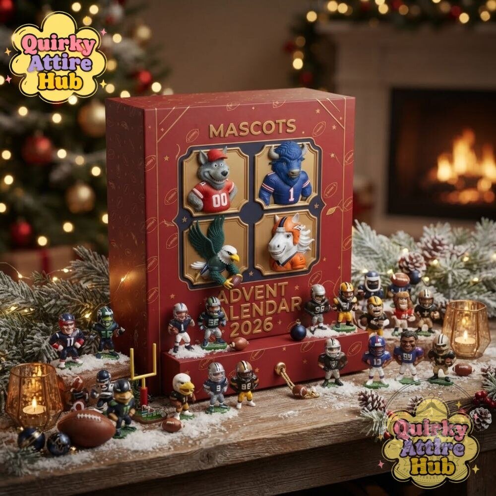 NFL Mascots Christmas Advent Calendar 2026 24-Day Football Collectible 14 NFL Mascots Christmas Advent Calendar 2026 24-Day Football Collectible