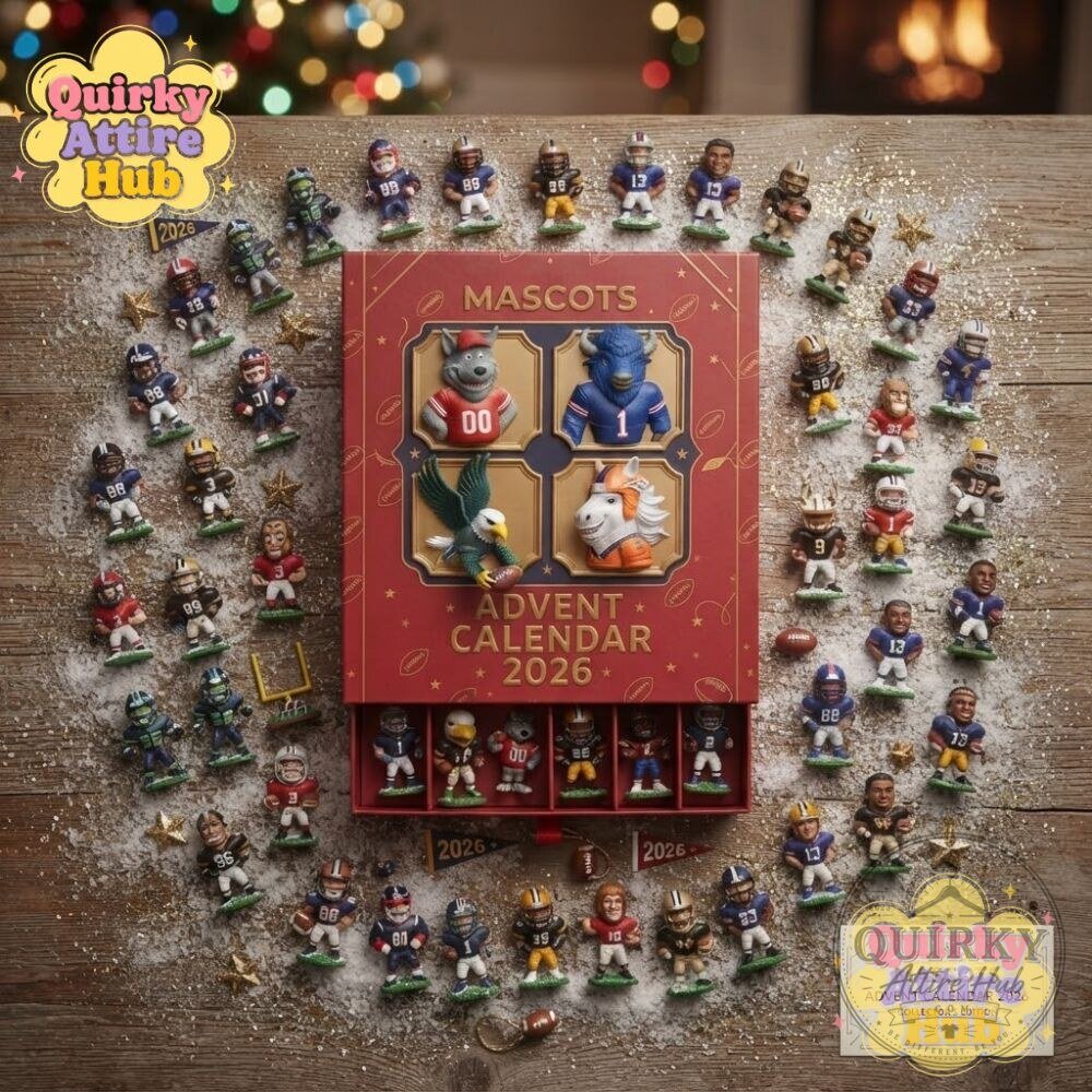 NFL Mascots Christmas Advent Calendar 2026 24-Day Football Collectible 15 NFL Mascots Christmas Advent Calendar 2026 24-Day Football Collectible