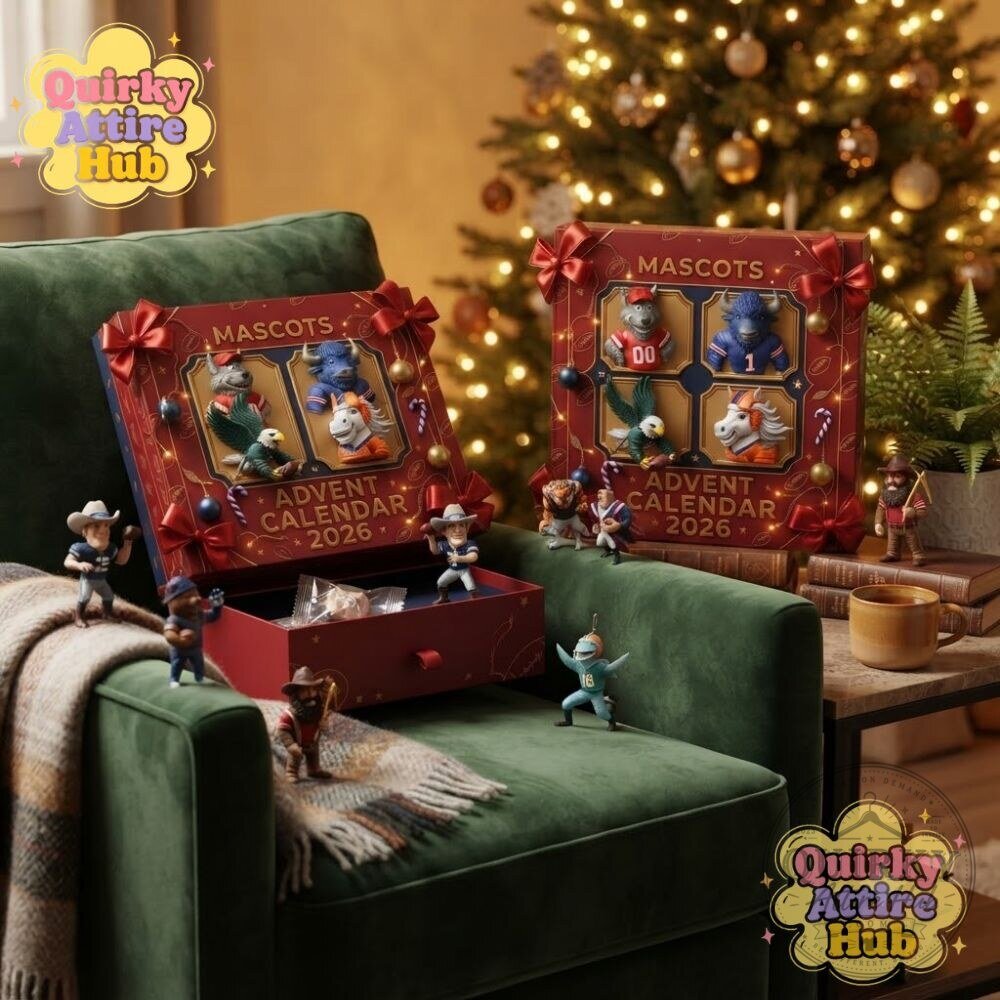 NFL Mascots Christmas Advent Calendar 2026 24-Day Football Collectible 18 NFL Mascots Christmas Advent Calendar 2026 24-Day Football Collectible