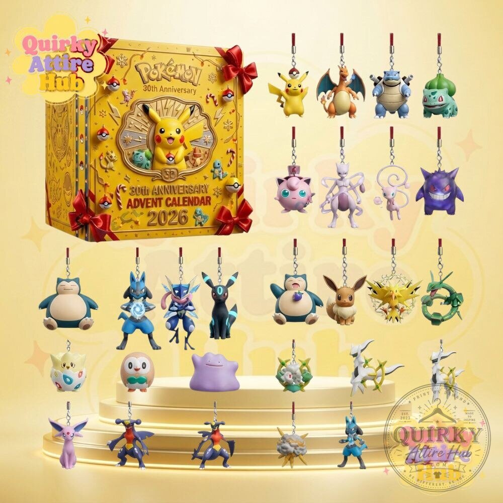 Pokemon 30th Anniversary Holiday Advent Calendar 2026 Christmas